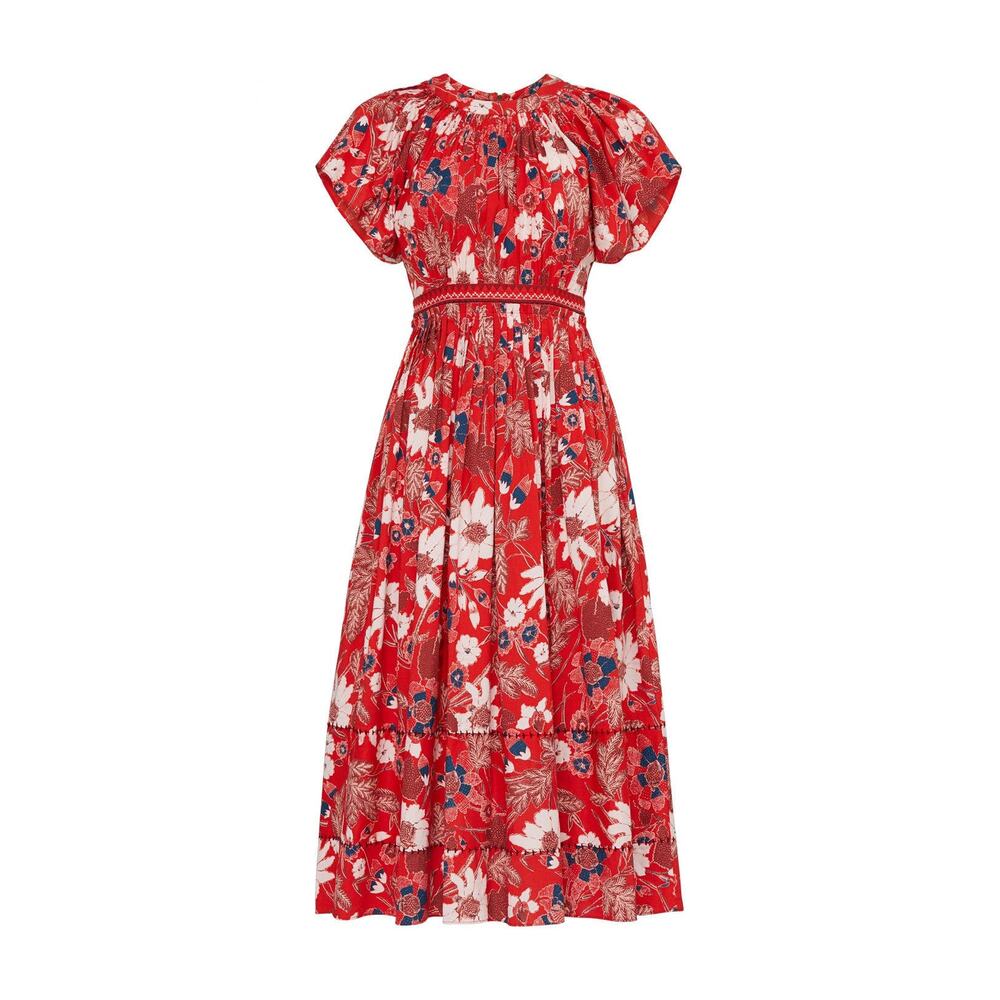 NWOT Ulla Johnson Floral Lottie Midi Dress